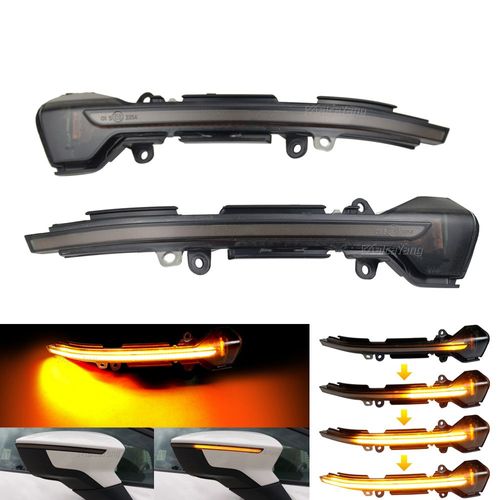 Clignotant Led Pour Voiture, Clignotant Dynamique, Lampe De Rétroviseur Latéral Séquentiel Pour Seat Leon Iii Mk3 5f 13-18 Ibiza Kj Mk5 V Arona 17-18