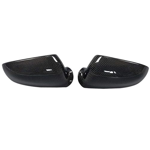Coques De Rétroviseur En Fibre De Carbone Abs Noir Brillant, Housses De Rétroviseur Pour Volkswagen Golf Mk5 Gti Jetta 5 Passat Gods Sko-Da Superb B5 2002-2008