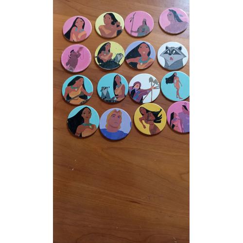 Pogs Pocahontas Série Disney Panini Caps