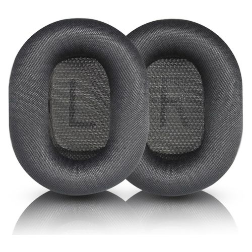 Coussins d’Oreilles de Remplacement pour Casques Airpods Max Casques - Tissu en Maille - Noir