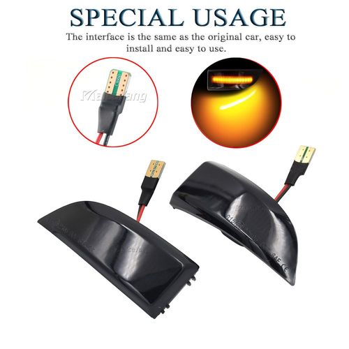 Pour Renault Megane Mk3 Pittoresque Fluence Latitude Safrane Dynamique Led Clignotant Rétroviseur Clignotant Indicateur Lampe
