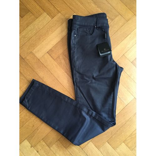 Pantalon Massimo Dutti Taille 40 En Coton Enduit
