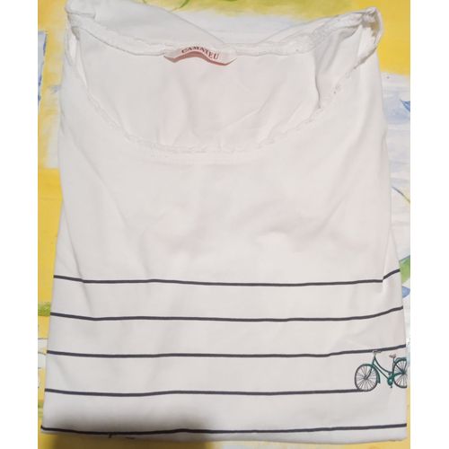 Tee-Shirt Femme - " Camaïeu " - Sans Manches - Taille X L
