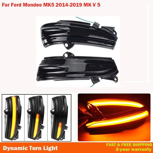 Clignotant Dynamique À 5 Led Pour Ford Mondeo Mk5 2014 ? 2019, Mkv, Clignotant Latéral Dynamique Pour Rétroviseur