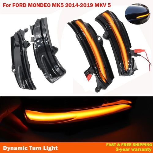 Clignotant Dynamique À 5 Led, Pour Ford Mondeo Mk5 2014 ? 2019, Mkv, Clignotant Latéral, Pour Rétroviseur