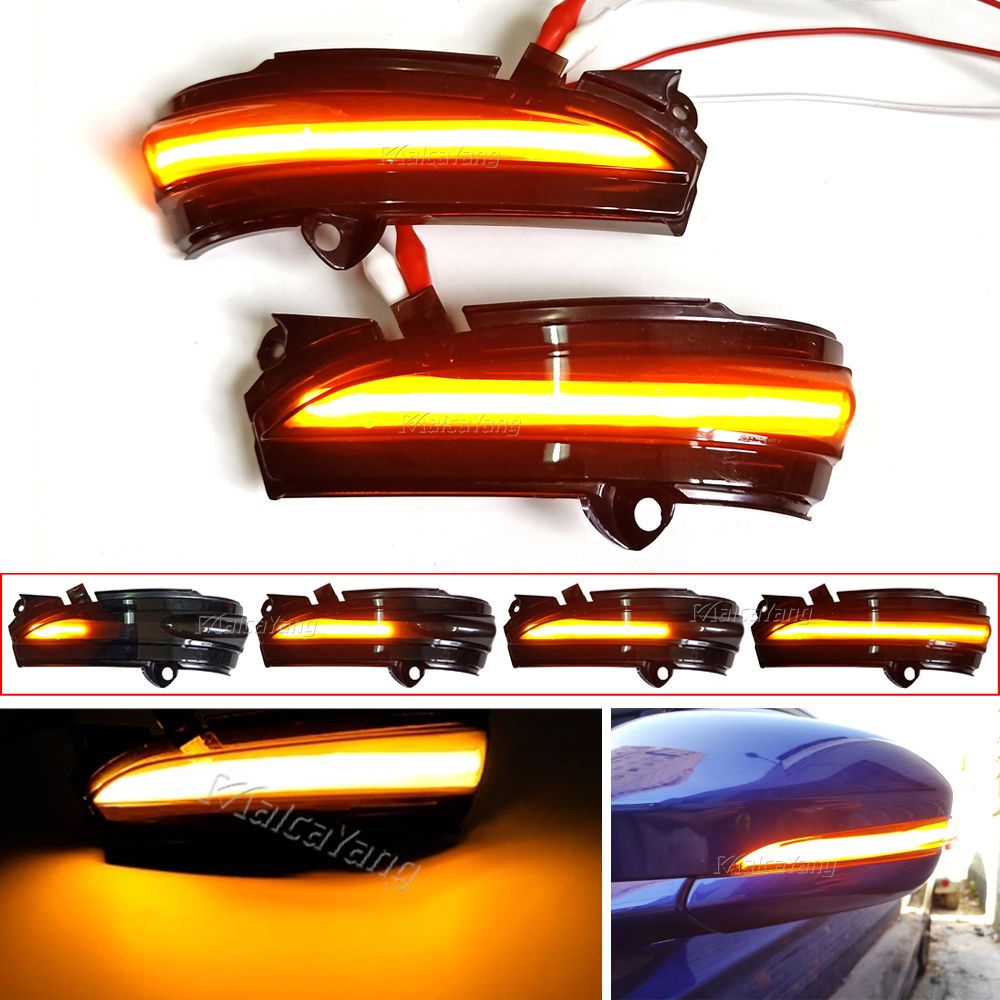 2 Pices Led Dynamique Voiture Clignotant Rtroviseur Marque... - 3