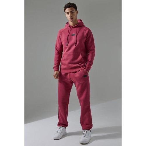 Survêtement Avec Sweat À Capuche Et Jogging - Man Active Homme - Rouge - Xxl, Rouge