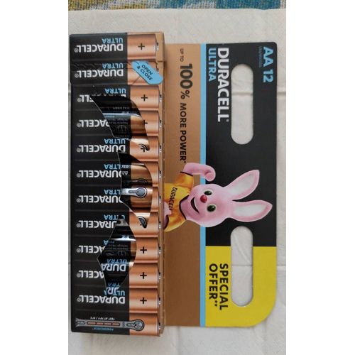 Pile Duracell LR06 AA  lot de 12