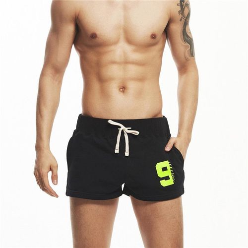 Seobean-Short De Sport En Coton Pour Homme,Survêtement De Fitness,Décontracté,Court,Jogging,Vêtements D'intérieur,Tendance,Été