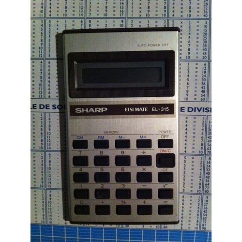 Calculatrice Sharp Elsi mate EL-315