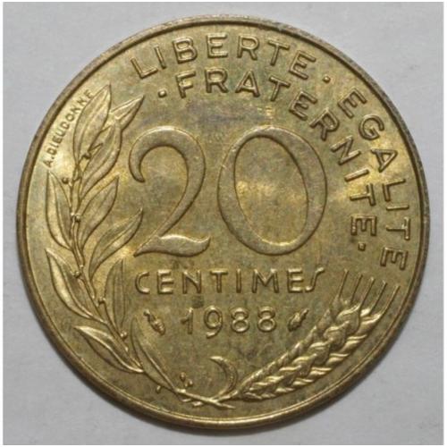 20 Centimes 1988