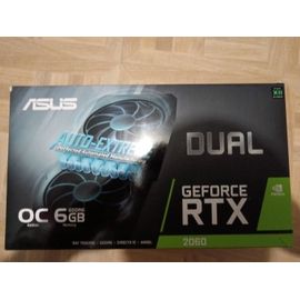 ASUS Double -RTX2060-O6G-EVO NVIDIA GeForce RTX 2060 GDDR6 (6?Go), Carte graphique