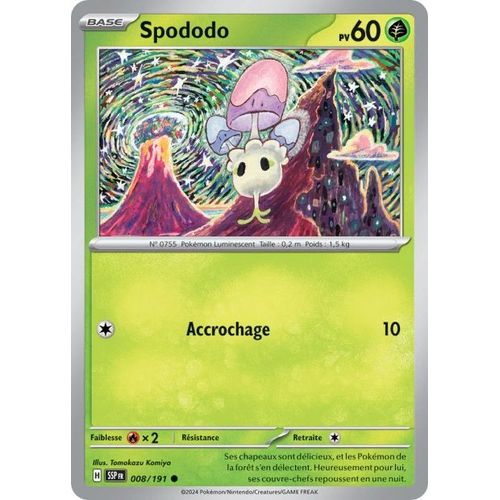 Carte Pokémon - Spododo - 008/191 - Ev8 Etincelles Déferlantes