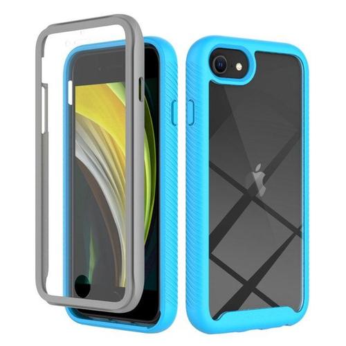 Coque Transparente Antichoc En Tpu Pour Iphone Se 2022 Protection D'écran Intégrée Étui De Protection Robuste Pour Iphone Se3 2022