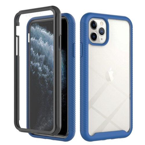 Coque Transparente Antichoc En Tpu Pour Iphone 11 Pro Max 6.1 Protection D'écran Intégrée Défense Robuste