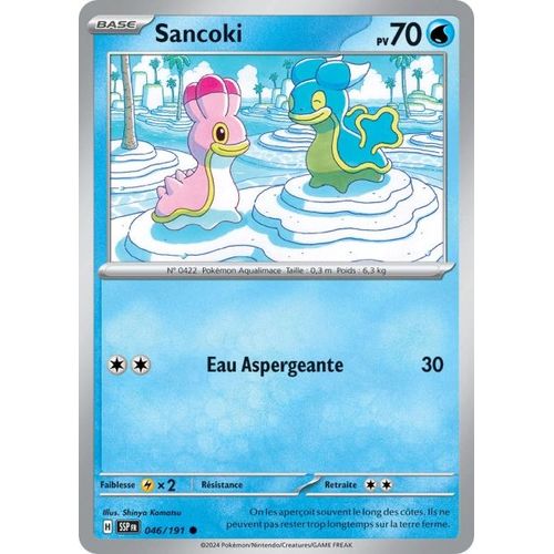 Carte Pokémon - Sancoki - 046/191 - Ev8 Etincelles Déferlantes