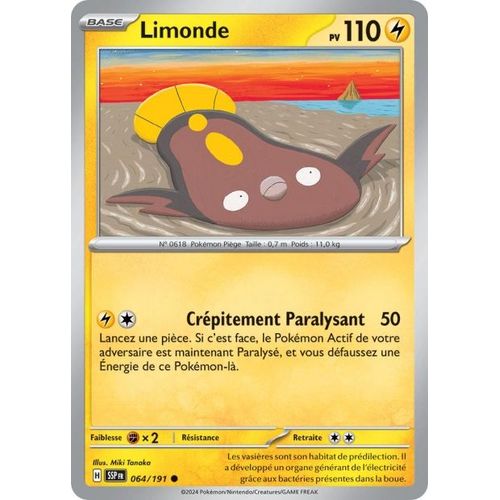 Carte Pokémon - Limonde - 064/191 - Ev8 Etincelles Déferlantes