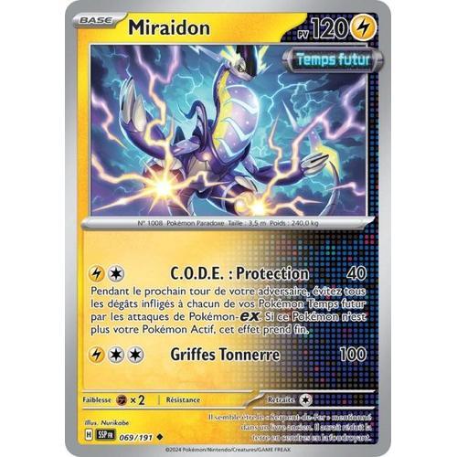 Carte Pokémon - Miraidon - 069/191 - Ev8 Etincelles Déferlantes