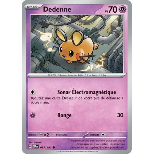 Carte Pokémon - Dedenne - 087/191 - Ev8 Etincelles Déferlantes