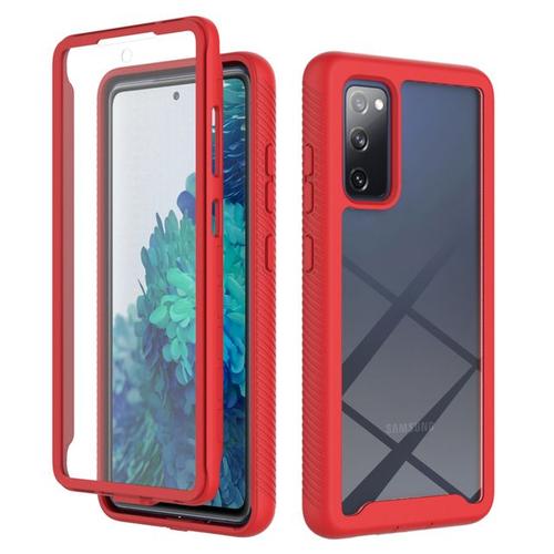 Coque Antichoc Transparente En Tpu Pour Samsung Galaxy S20 Fe 5g Protection D'écran Intégrée Robuste