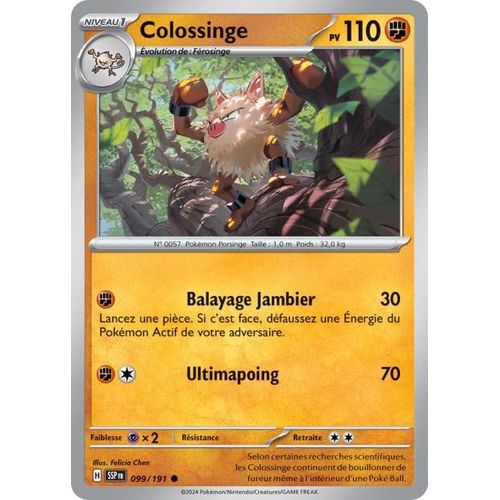 Carte Pokémon - Colossinge - 099/191 - Ev8 Etincelles Déferlantes