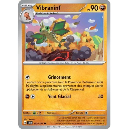 Carte Pokémon - Vibraninf - 105/191 - Ev8 Etincelles Déferlantes