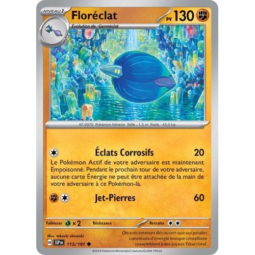 Carte Pokémon - Floréclat - 115/191 - Ev8 Etincelles Déferlantes
