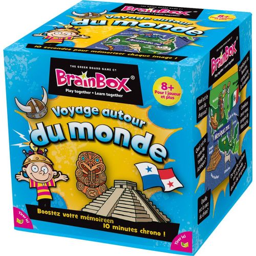 Green Board Game Company Brain Box Voyage Autour Du Monde