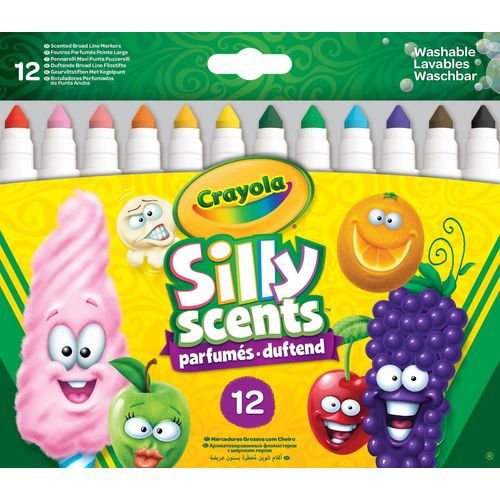 Crayola 12 Feutres Parfumés Lavables À Colorier