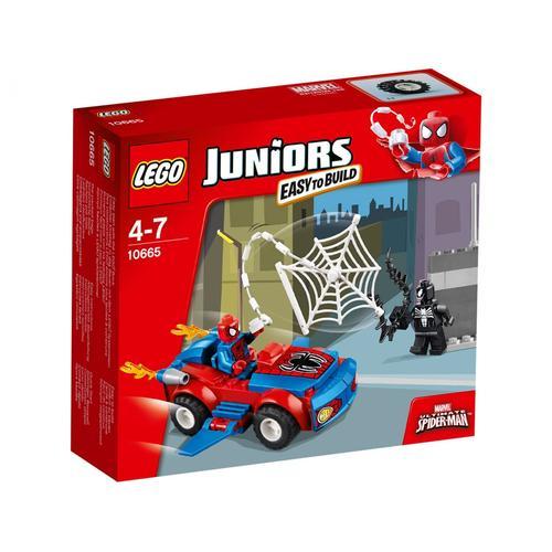 Lego Juniors - Spider-Man: Poursuite Avec La Spider-Car - 10665