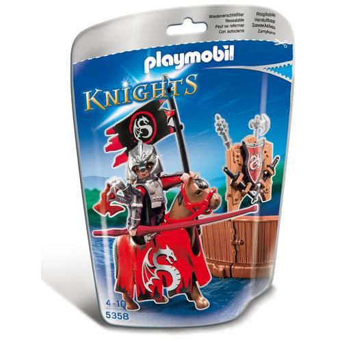 Playmobil  Knights 5358  - Piste De Joute Du Chevalier Dragon Ailé