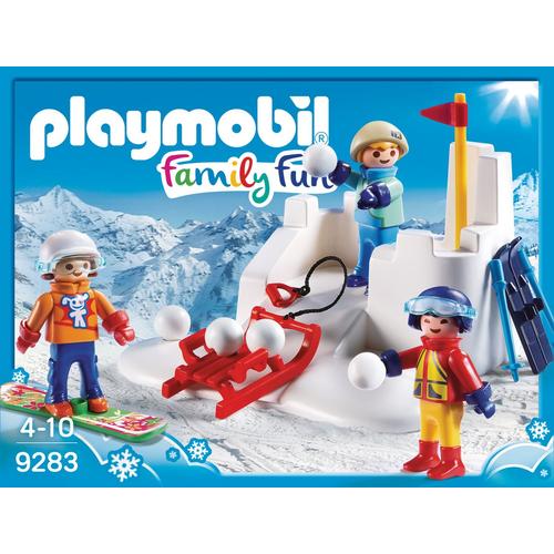 Enfants avec boules de neige - Playmobil Sports d'hiver 9283