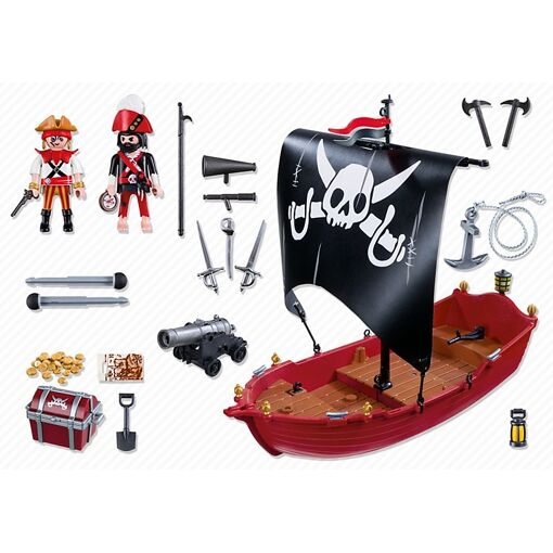 5298 - Playmobil Pirates - Chaloupe Des Corsaires - 3