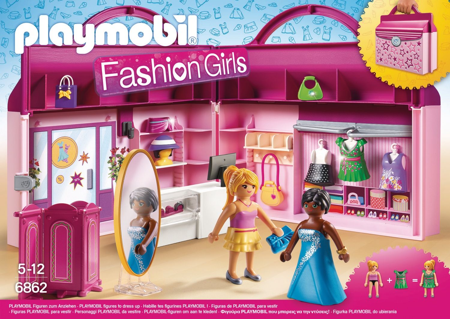 Playmobil Fashion Girls 6862 - Magasin Transportable - 2