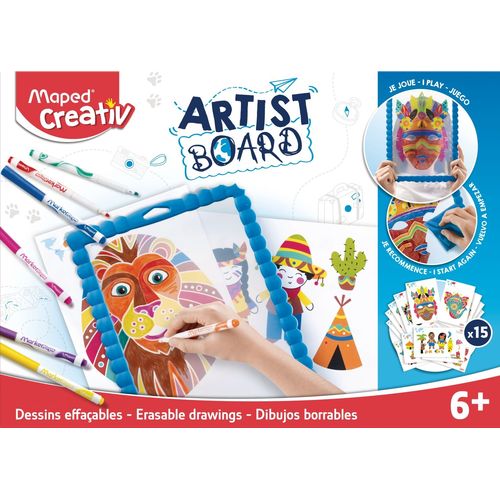 Creativ Artist Board - Dessins Effaçables - Ardoise Blanche