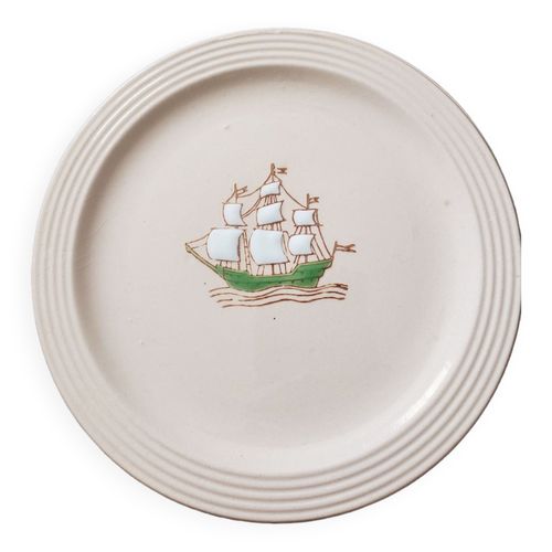 12 Assiettes Longwy Rose Rose