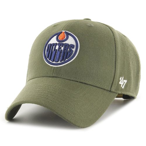 47 Brand Snapback Cap - Nhl Edmonton Oilers Sandalwood Olive