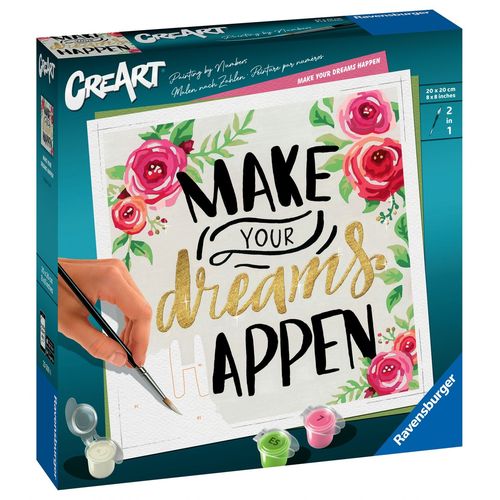 Artistique Creart - 20x20 Cm - Make Your Dreams Happen