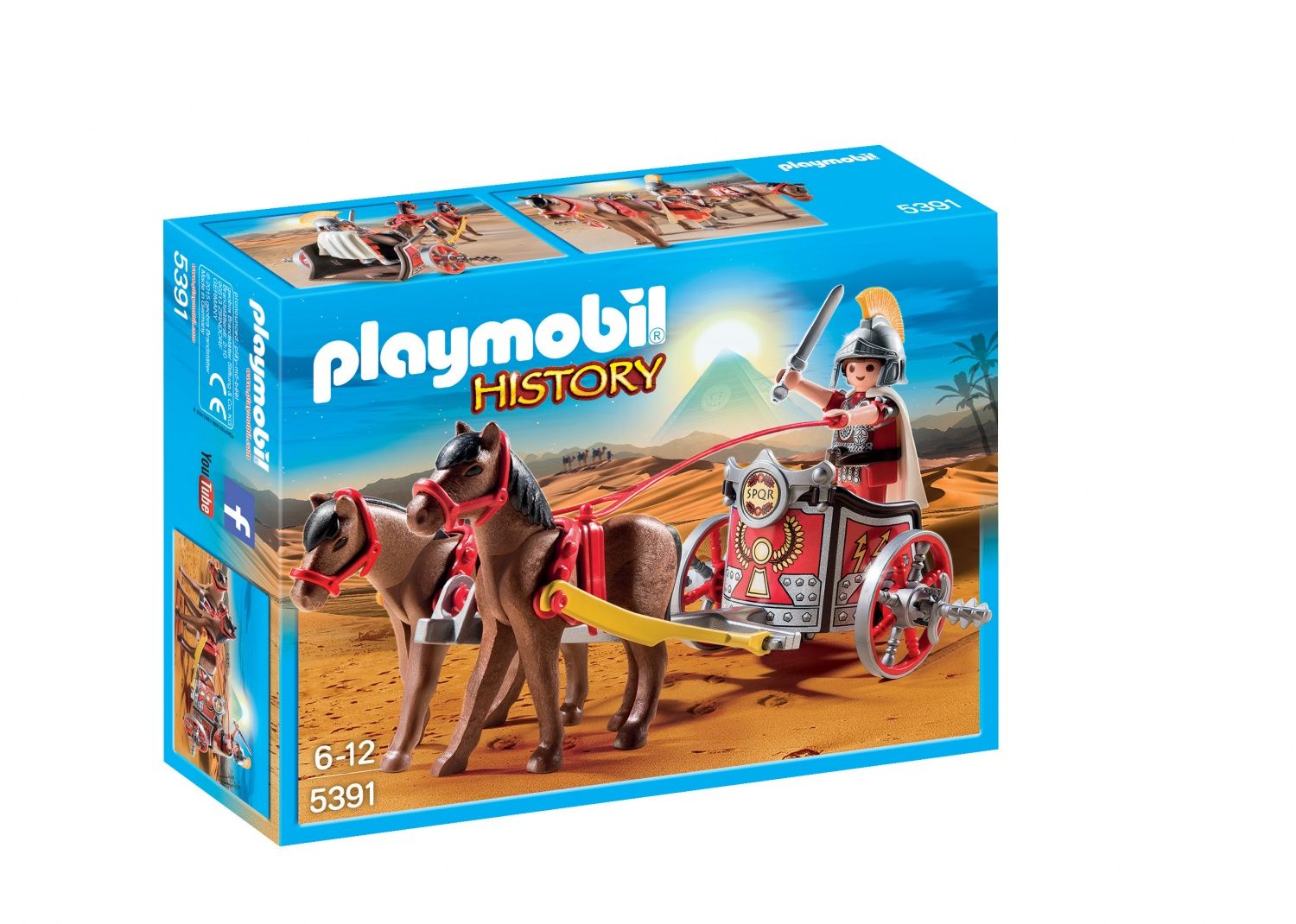 Playmobil 5391 - Char Romain Avec Tribun