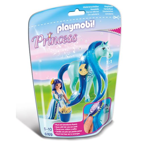 Playmobil 6169 - Princesse Bleuet Avec Cheval À Coiffer