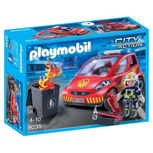 Playmobil 9235 - Pompier Et Véhicule D'intervention