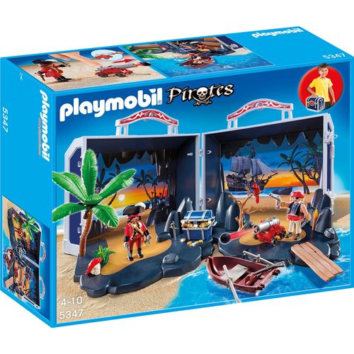 5347 - Playmobil Pirates - Ile Au Trésor Des Pirates: Transportable