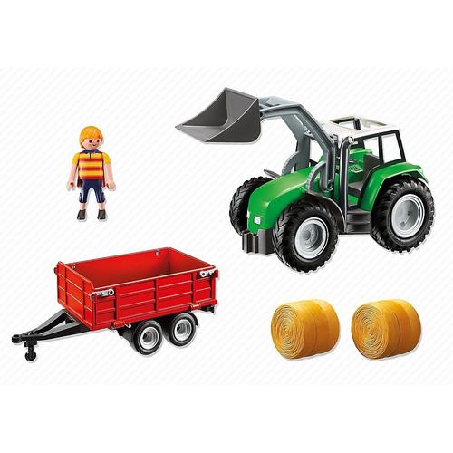 PLAYMOBIL Country Tracteur avec pelle et remorque réf 6130 dès 4 ans