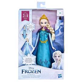 Disney – La Reine des Neiges – Elsa – Peluche Parlant Anglais : :  Jeux et Jouets