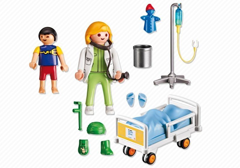 Playmobil 6661 - Chambre D'enfant Avec Mdecin - 3