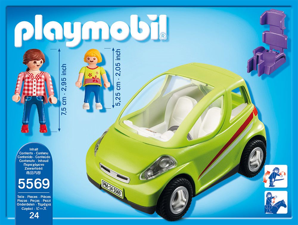 Playmobil City Life 5569 - Voiture De Ville Avec Maman Et Enfant - 2