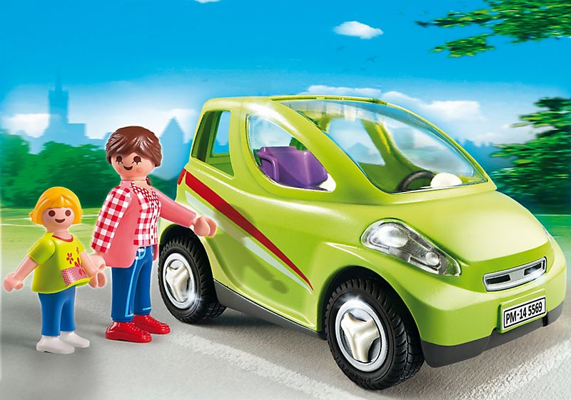 Playmobil City Life 5569 - Voiture De Ville Avec Maman Et Enfant - 4