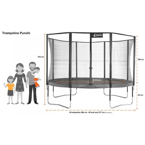 Kangui Trampoline Punchi Atoll 360