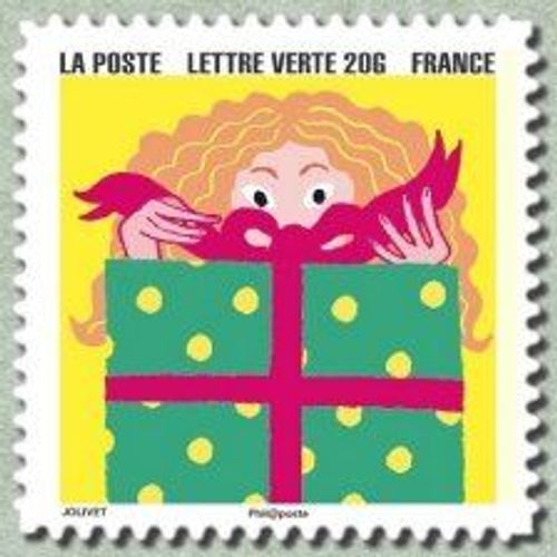 Bonne Année ! 2015 Timbre N°2 Timbre Oblitéré