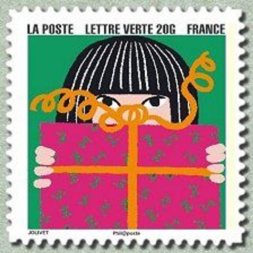 Bonne Année ! 2015 Timbre N°3 Timbre Oblitéré